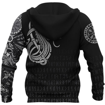 Viking Style Hoodie Dragon A39 VKNGB