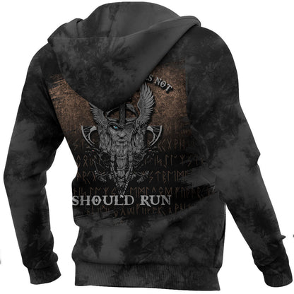 Viking Style Hoodie -That Which Does Not Kill Me Should Run Viking Roots Hoodie A39 VKNGB