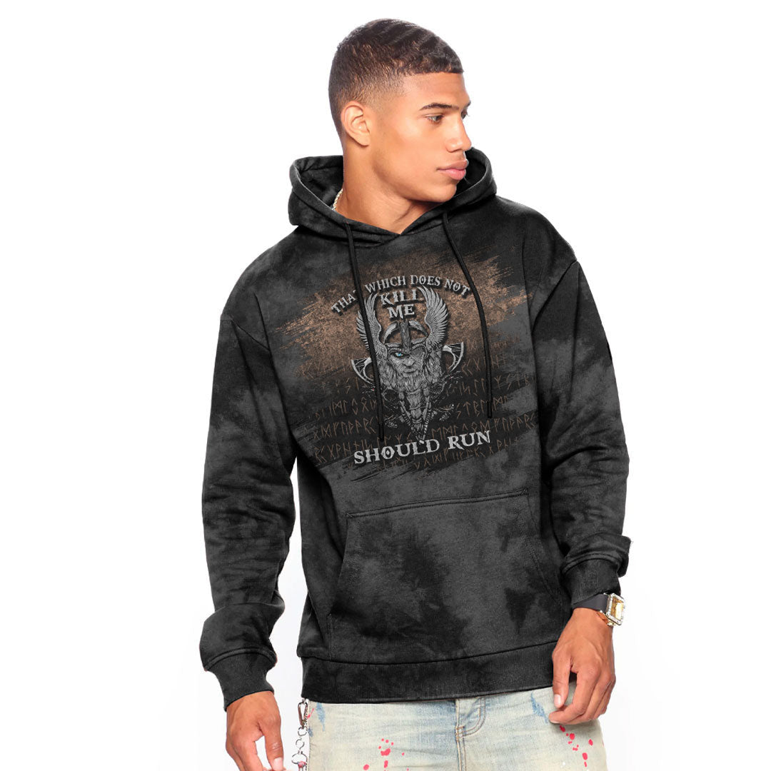 Viking Style Hoodie -That Which Does Not Kill Me Should Run Viking Roots Hoodie A39 VKNGB