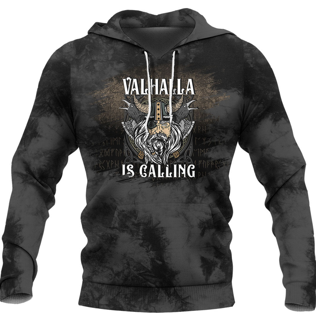 Viking Style Hoodie - Valhalla Is Calling Hoodie A39 VKNGB