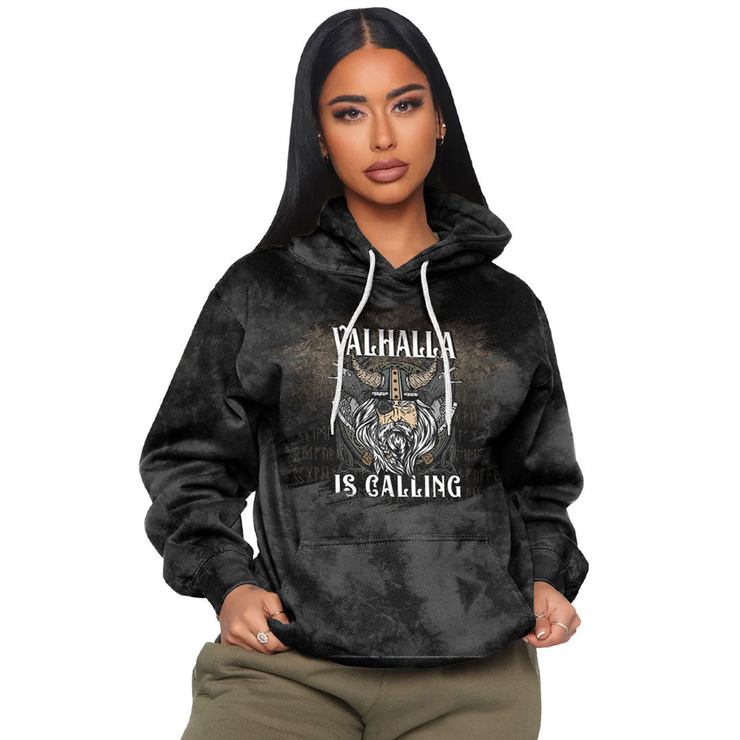 Viking Style Hoodie - Valhalla Is Calling Hoodie A39 VKNGB