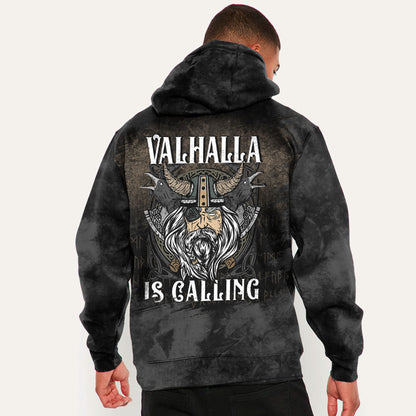 Viking Style Hoodie - Valhalla Is Calling Hoodie A39 VKNGB