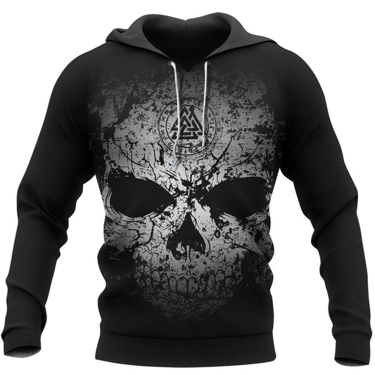 VikingStyle Clothing - VALKNUT RUNE Viking Hoodie A39 VKNGB