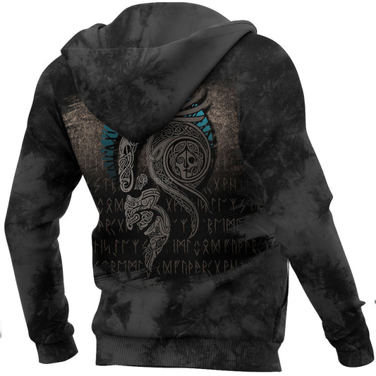 Viking Style Hoodie - Vikings Loki Hoodie A39 VKNGB