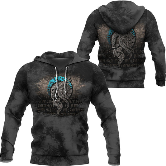 Viking Style Hoodie - Vikings Loki Hoodie A39 VKNGB