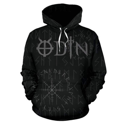 VikingStyle Clothing - Odin Viking Hoodie VKNGB