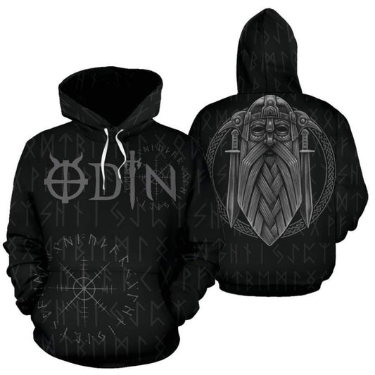 VikingStyle Clothing - Odin Viking Hoodie VKNGB