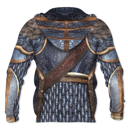 Viking Style Clothing - Mithril Armor Viking Hoodie A39 VKNGB