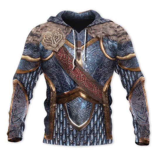 Viking Style Clothing - Mithril Armor Viking Hoodie A39 VKNGB
