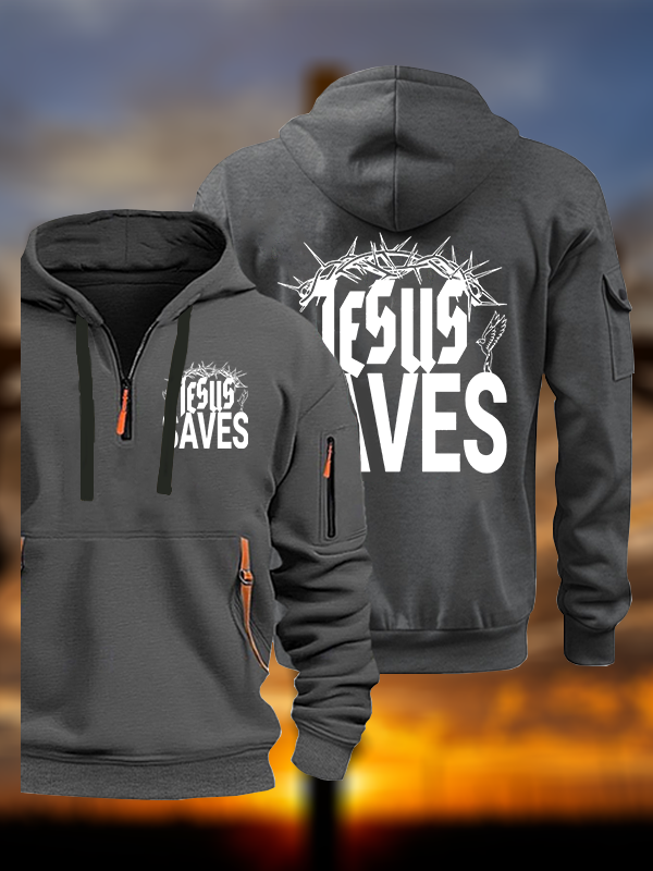 Jesus Saves Jesus God Christian Zipper Hoodies