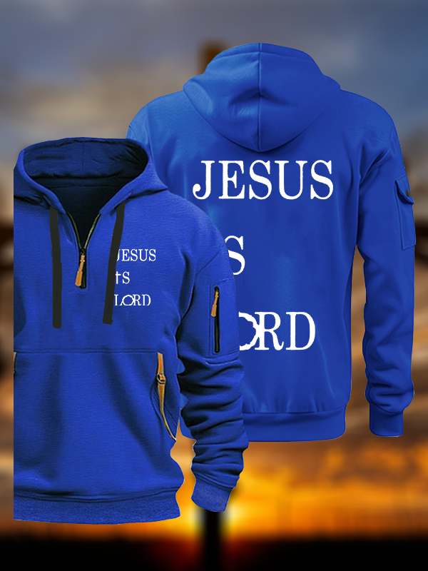 Jesus Is Lord Jesus God Christian Zipper Hoodies