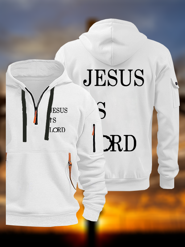 Jesus Is Lord Jesus God Christian Zipper Hoodies