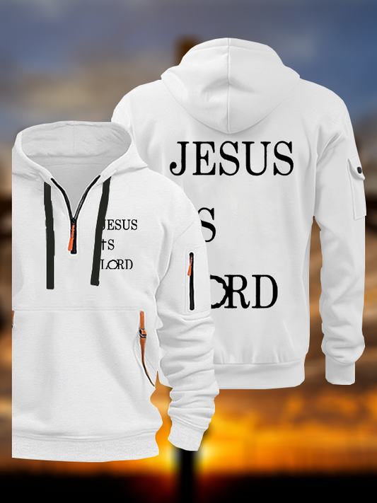 Jesus Is Lord Jesus God Christian Zipper Hoodies