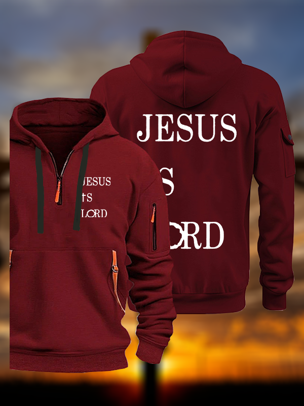 Jesus Is Lord Jesus God Christian Zipper Hoodies