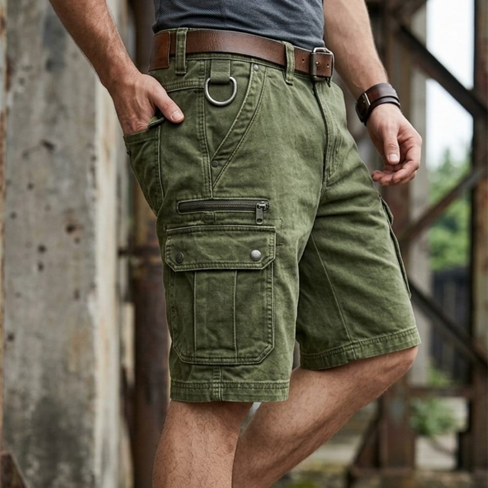 Liam Utility Cargo Shorts – Washed Street Style