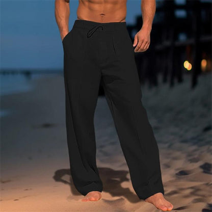 Plain Linen Trousers