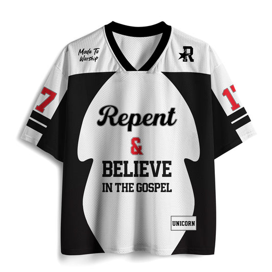 Repent & Believe Christian Mesh Jersey