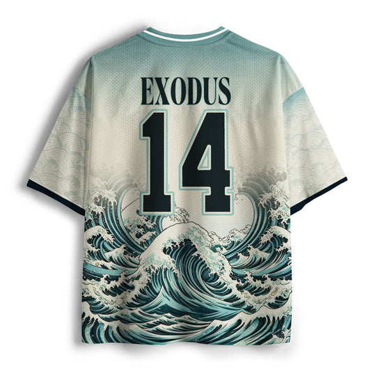 Moses Parting The Red Sea Christian Mesh Jersey