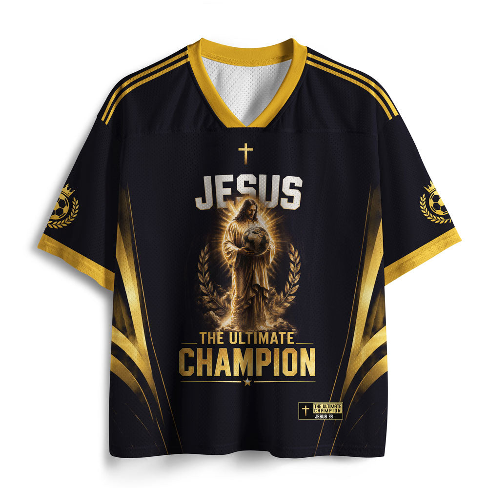 Jesus The Ultimate Champion Christian Mesh Jersey