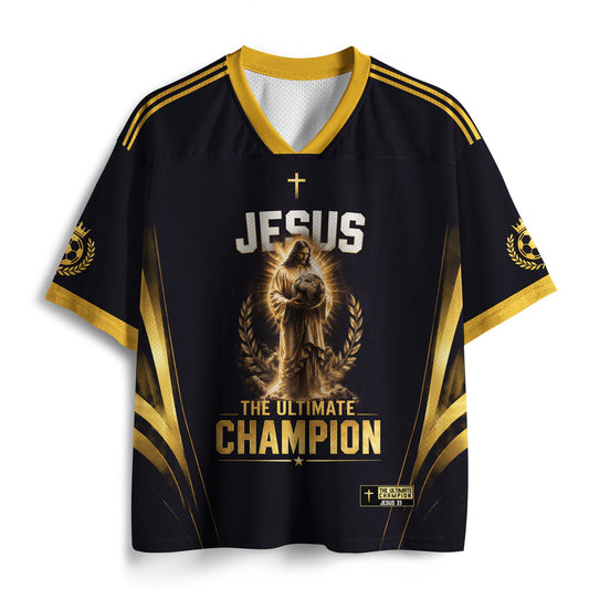 Jesus The Ultimate Champion Christian Mesh Jersey
