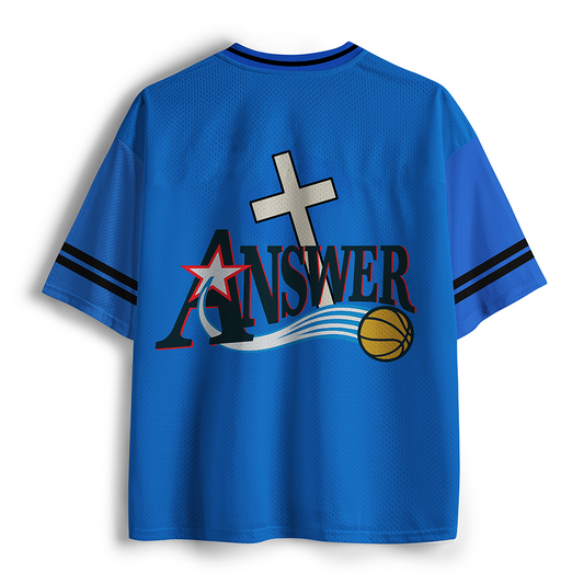 Jesus Is The Answer Christian Mesh Jersey
