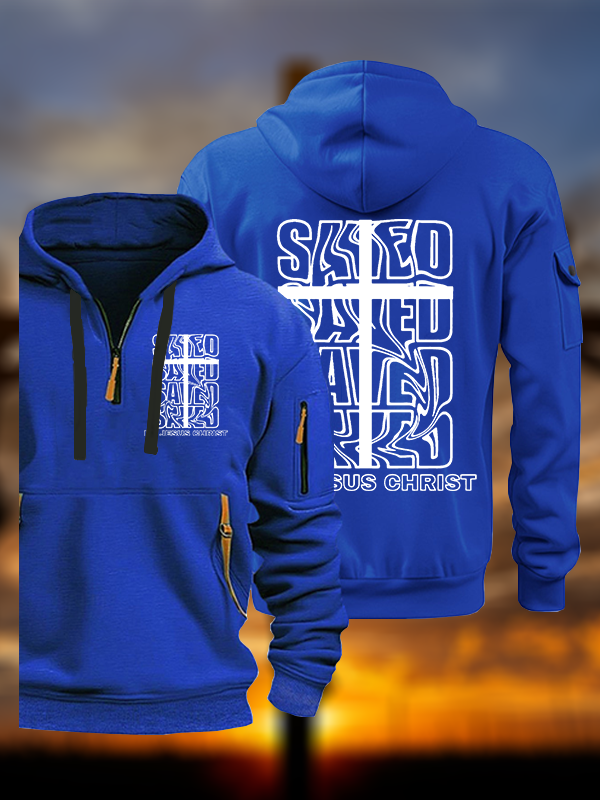 Saved By Jesus Christ Jesus God Christian Zipper Hoodies