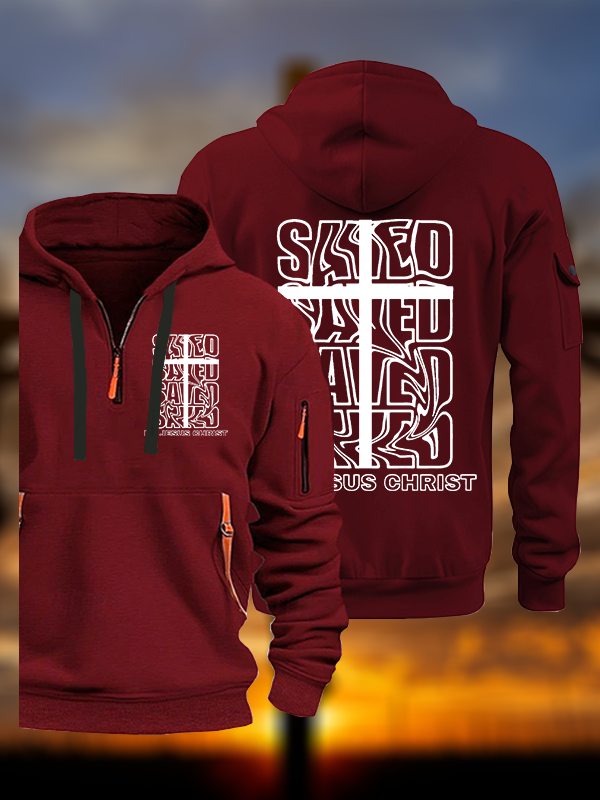 Saved By Jesus Christ Jesus God Christian Zipper Hoodies