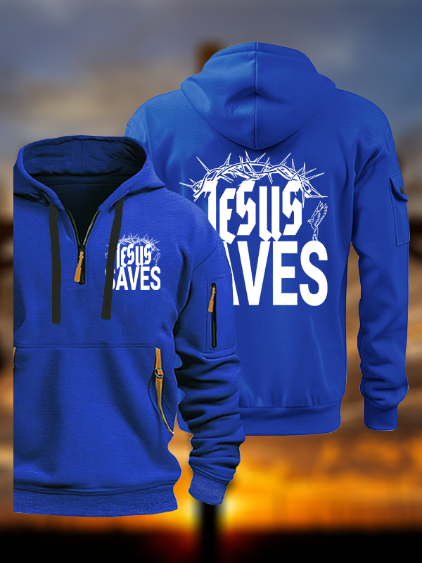 Jesus Saves Jesus God Christian Zipper Hoodies