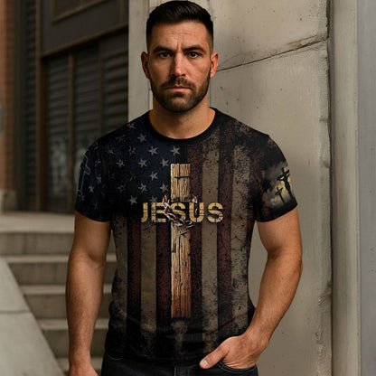 Only JESUS Saves | American Faith Shirt