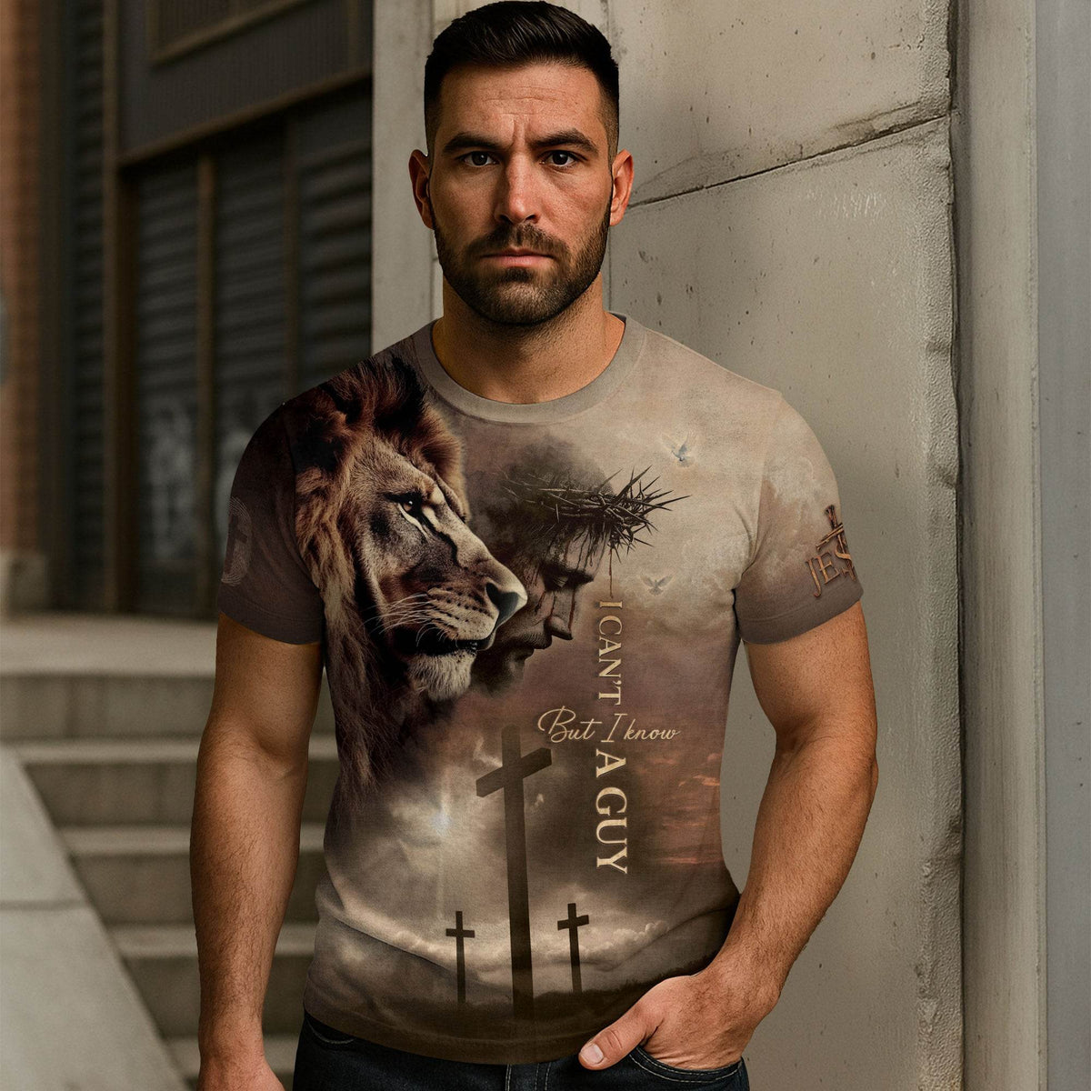 I Can’t, But I Know a Guy | Trust in Jesus Faithwear T-Shirt