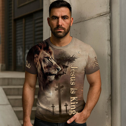 Jesus Is King Shirt – Bold Christian Graphic Tee