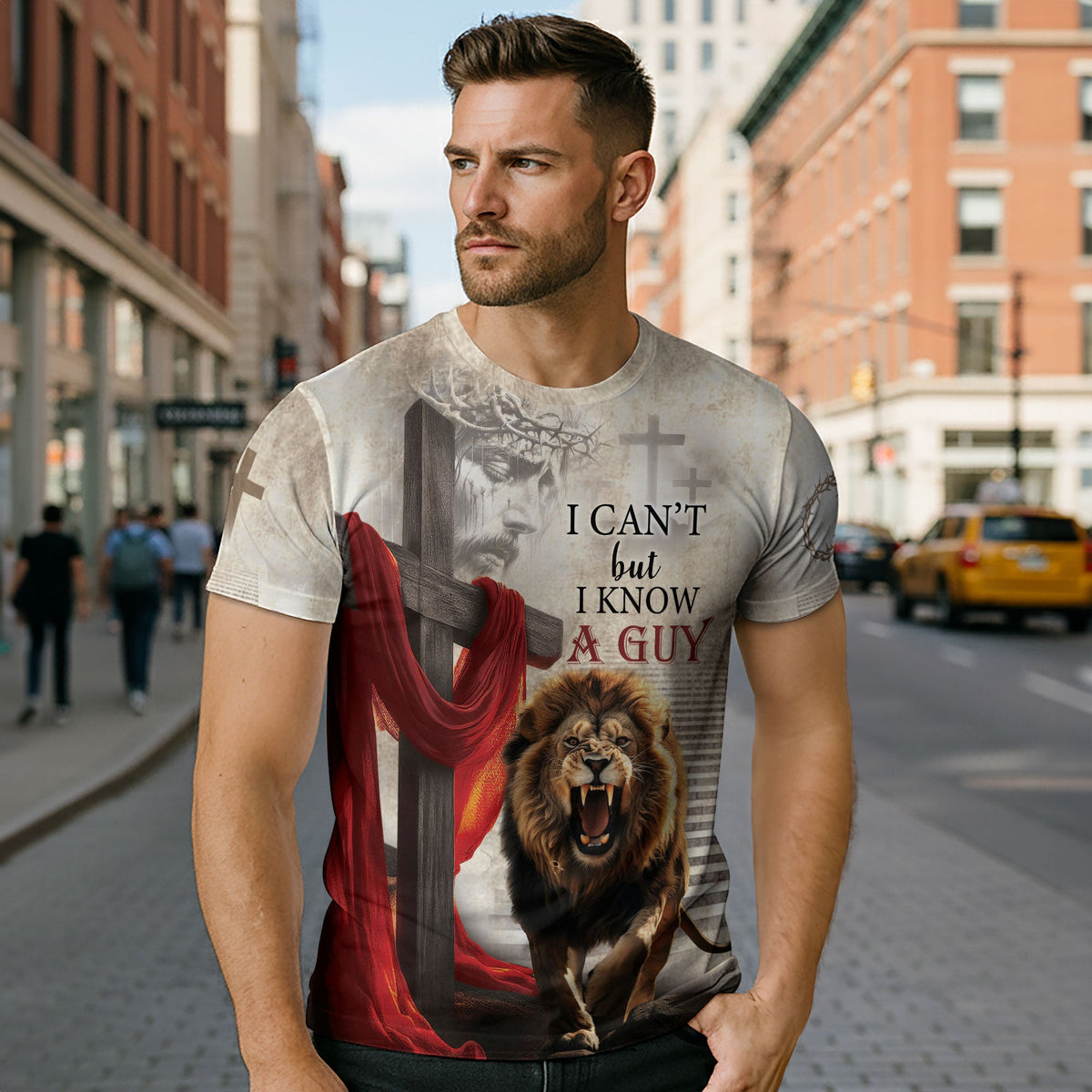 My Strength Is In The Guy I Know Fiery Cross T-Shirt