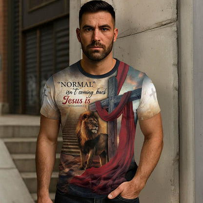 Revelation 1:4 Stairway To Heaven Lion Of Judah T-Shirt