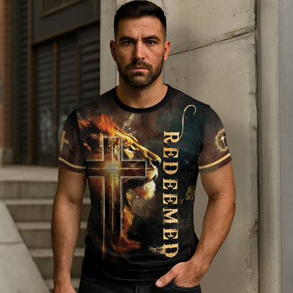 Redeemed By The Fire Of His Love Christian T-Shirt