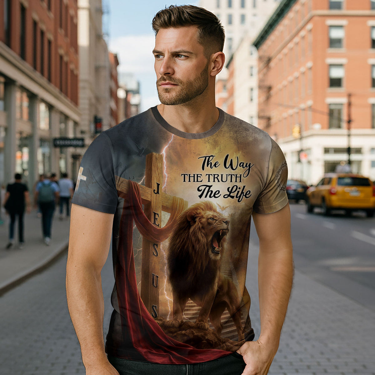 The Lion's Roar In The Storm "The Way The Truth The Life" T-Shirt