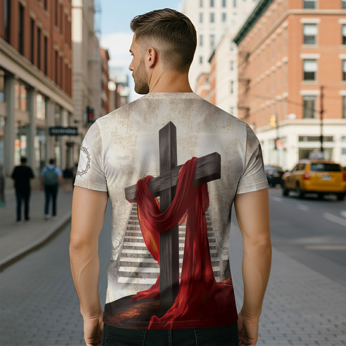 My Strength Is In The Guy I Know Fiery Cross T-Shirt