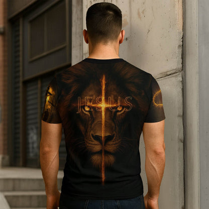 Trust In The Lord Crown of Thorns & Lion Christian T-Shirt