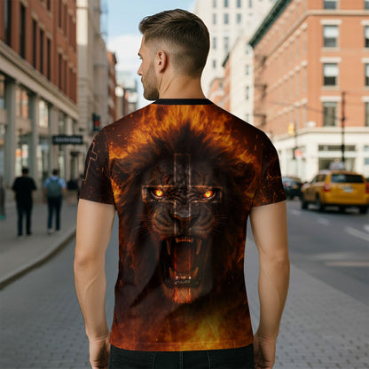 Jesus The Way The Truth The Life Lion Christian T-Shirt