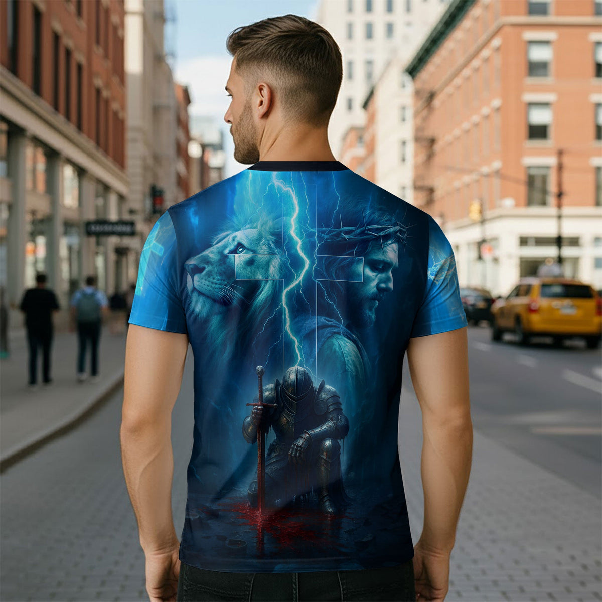 Jesus The Way The Truth The Life Lion Christian Thunder Edition T-Shirt