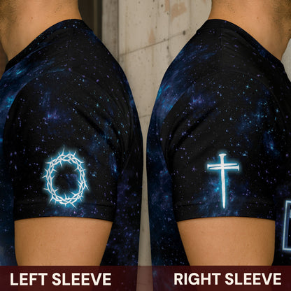 Lion and Lamb Galaxy Christian Shirt