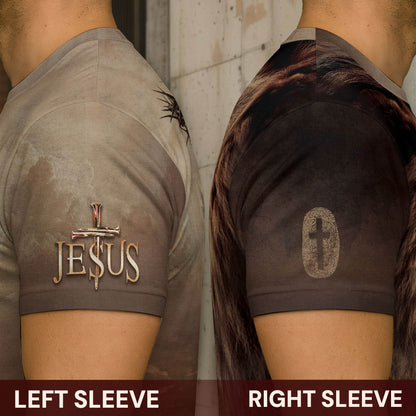 Jesus: The Way, The Truth, The Life | Faith-Driven Lion Design T-Shirt