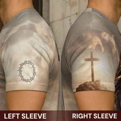 Iron Sharpens Iron Proverbs 27:17 Lion And Jesus T-Shirt