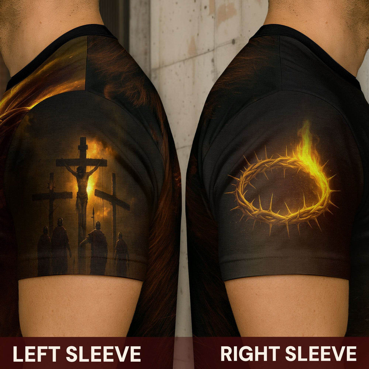 Trust In The Lord Crown of Thorns & Lion Christian T-Shirt