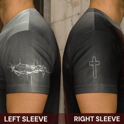 Trust In The Lord Knight & Lion Christian Cross T-Shirt
