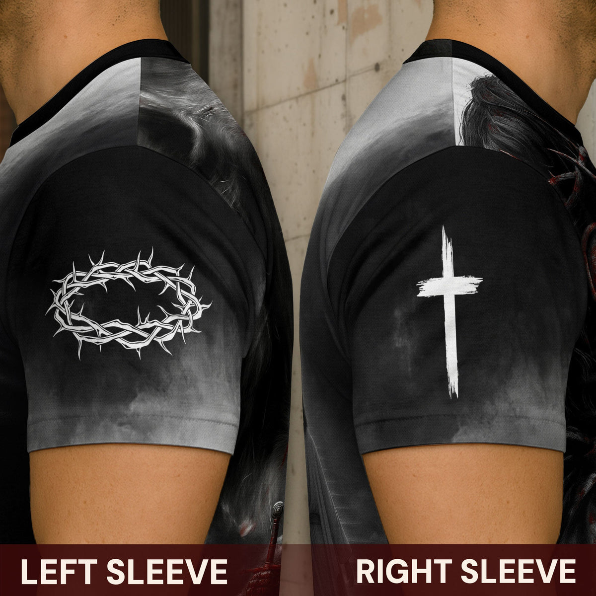 Jesus Is King Cross and Lion Warrior Faith T-Shirt