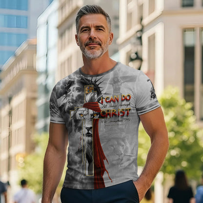 I Can Do All Things Through Christ Lion of Judah Christian T-Shirt