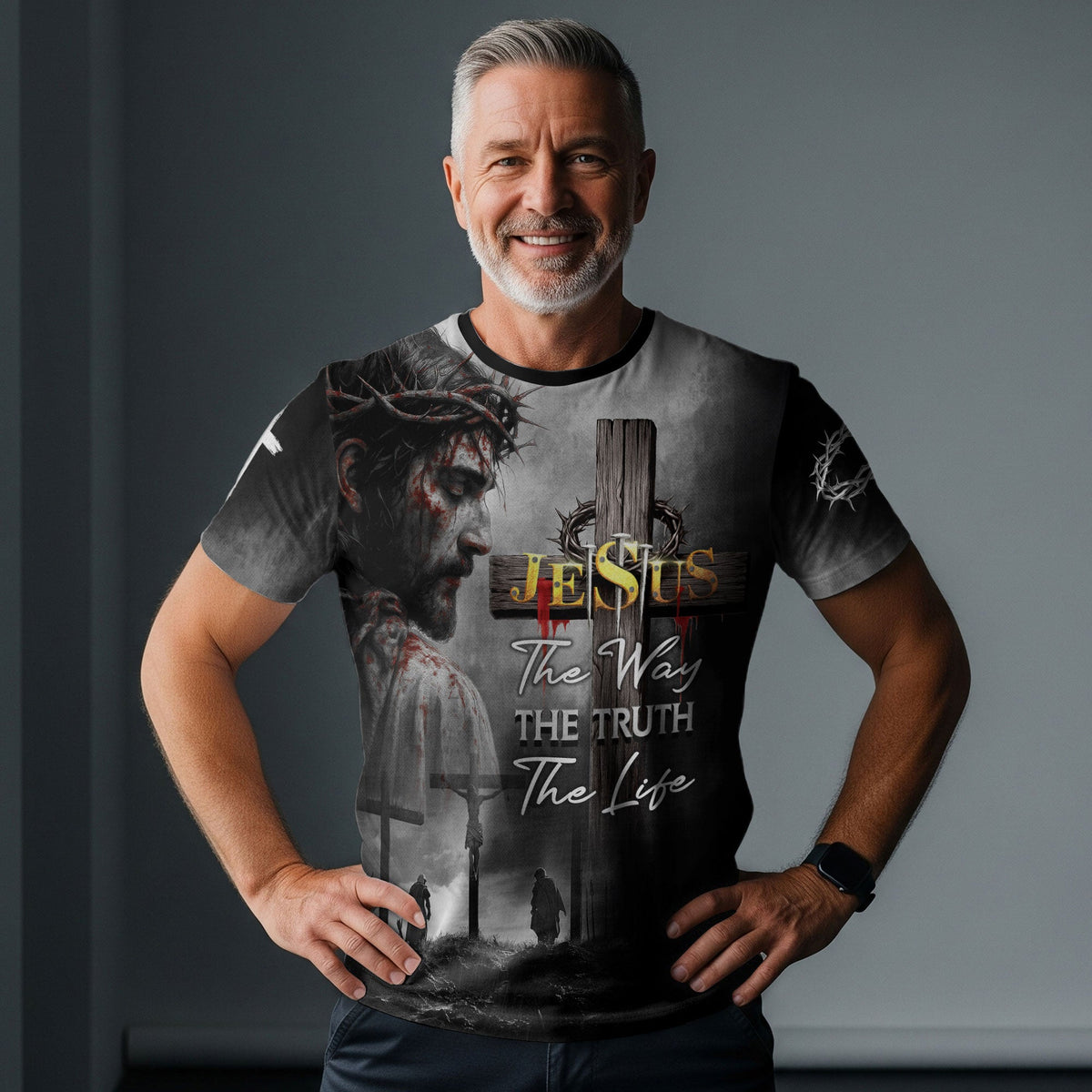 Jesus The Way The Truth The Life Blood Redemption Christian Shirt
