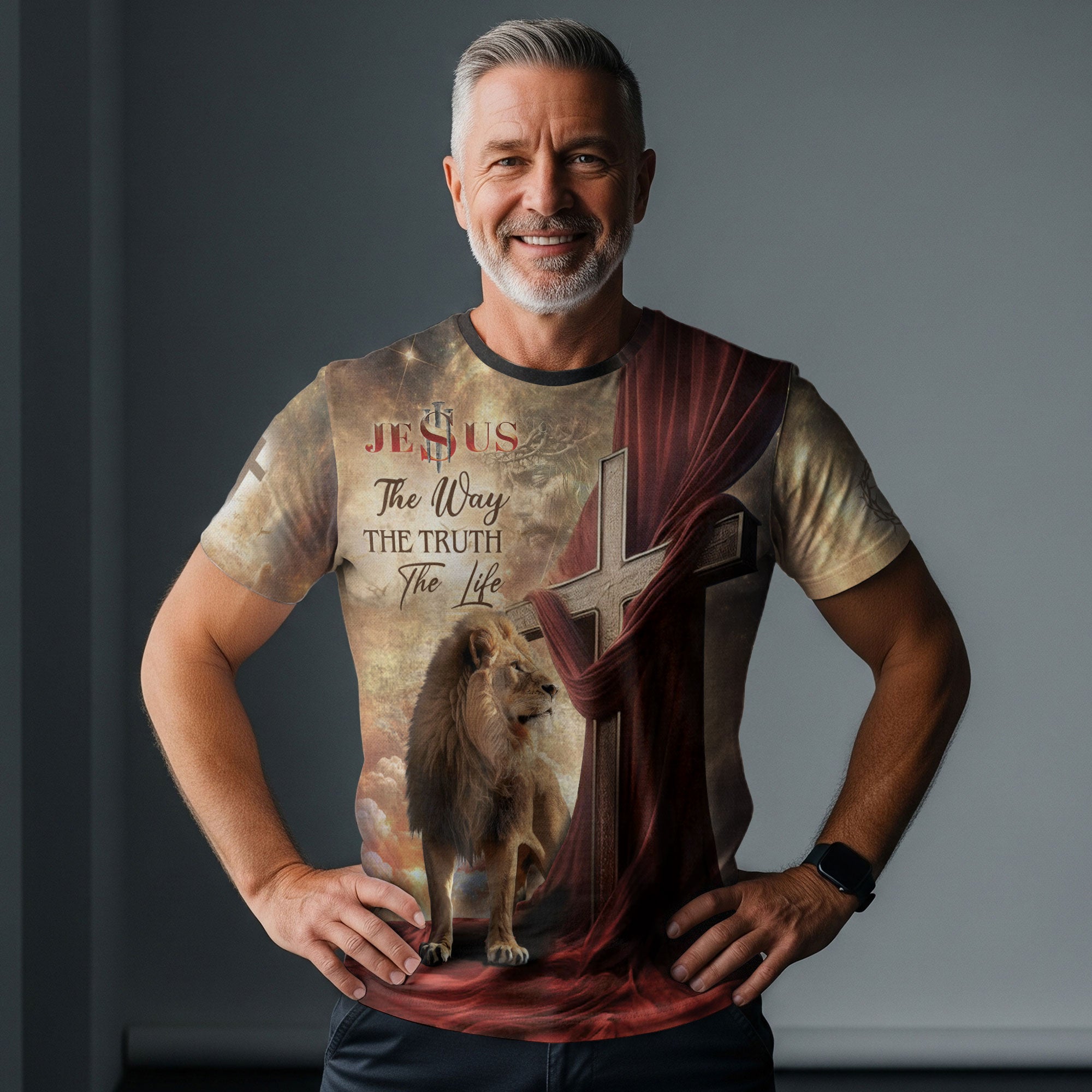 The Lion And The Path To Life "The Way The Truth The Life" T-Shirt