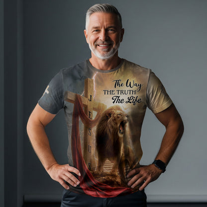 The Lion's Roar In The Storm "The Way The Truth The Life" T-Shirt