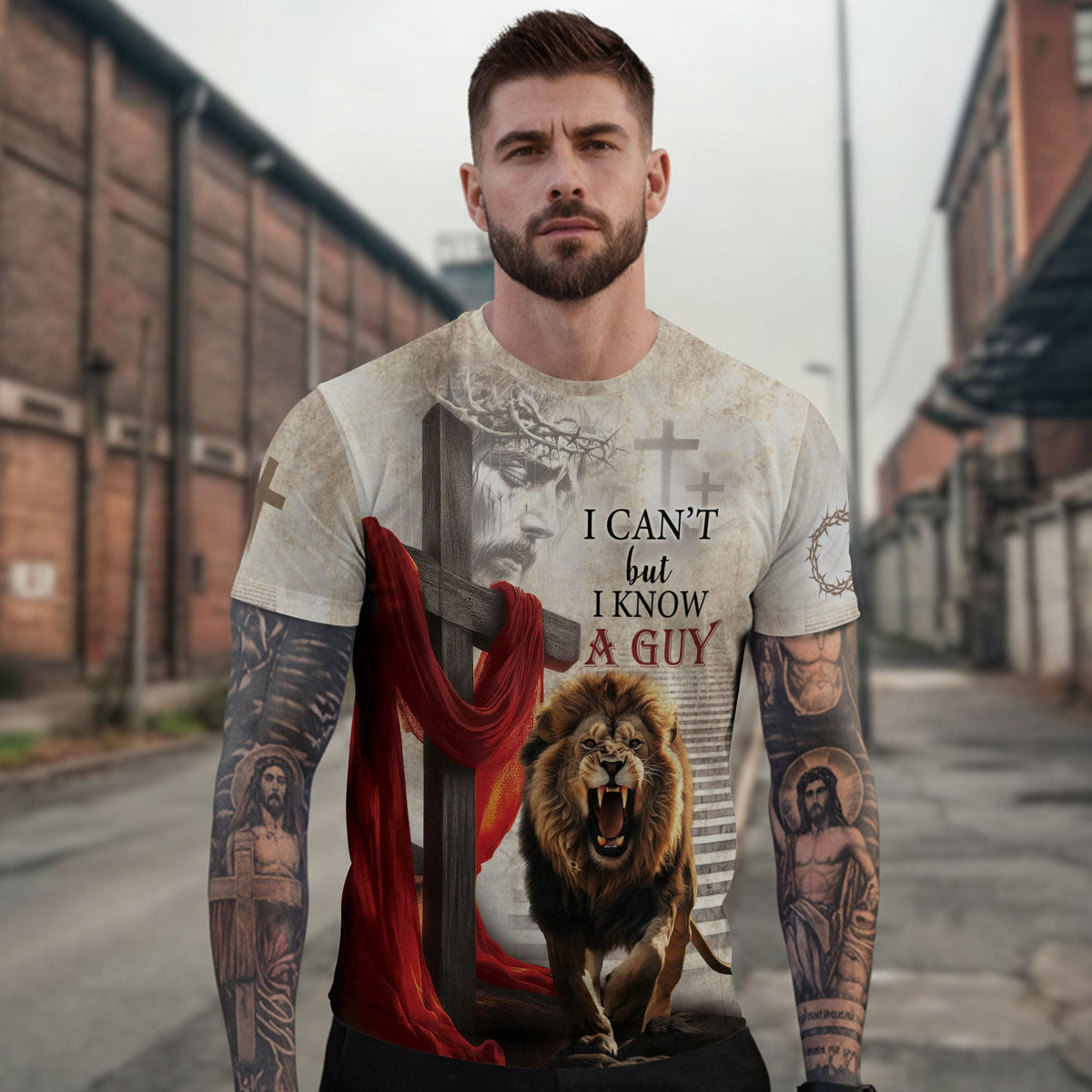 My Strength Is In The Guy I Know Fiery Cross T-Shirt